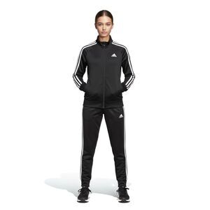 Adidas Black and White Women's Track Suit-Jacket Size Small / Pants Size Medium
